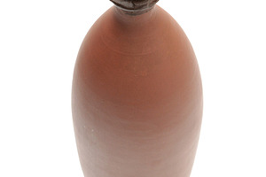 Clay bottle with vine isolated, a Photo by saiko3p