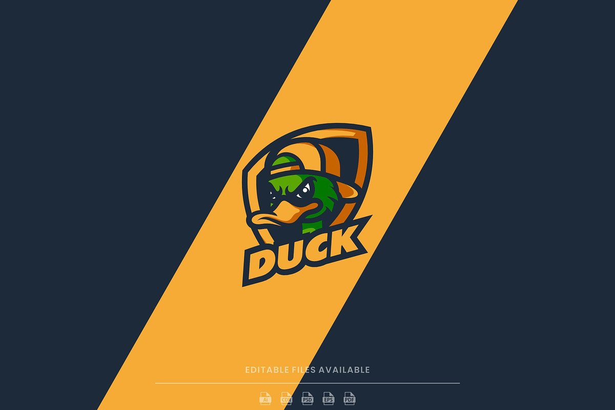 Duck Mascot Logo Design, a Branding & Logo Template by Artnivora.Std