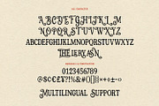 The Balerus – Vintage Serif, a Serif Font by Black Junst (Thumbnail 6 of 10)