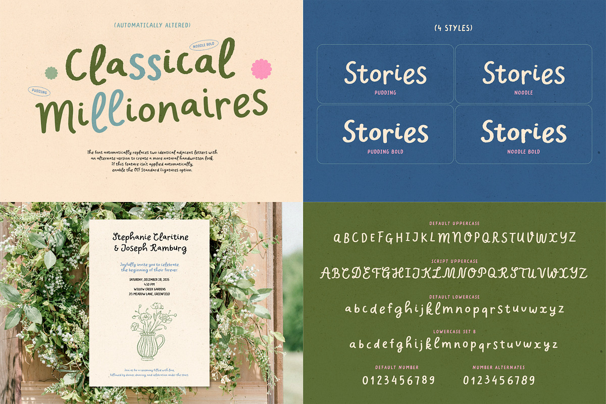 Beloved Handwritten Font Bundle, a Handwritten Font by type peace (Photo 13 of 27)