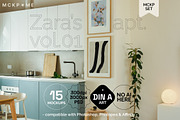 Zara's Apt.vol.01: interior mockups, a Merchandise Mockup by MCKP*ME (Thumbnail 1 of 19)