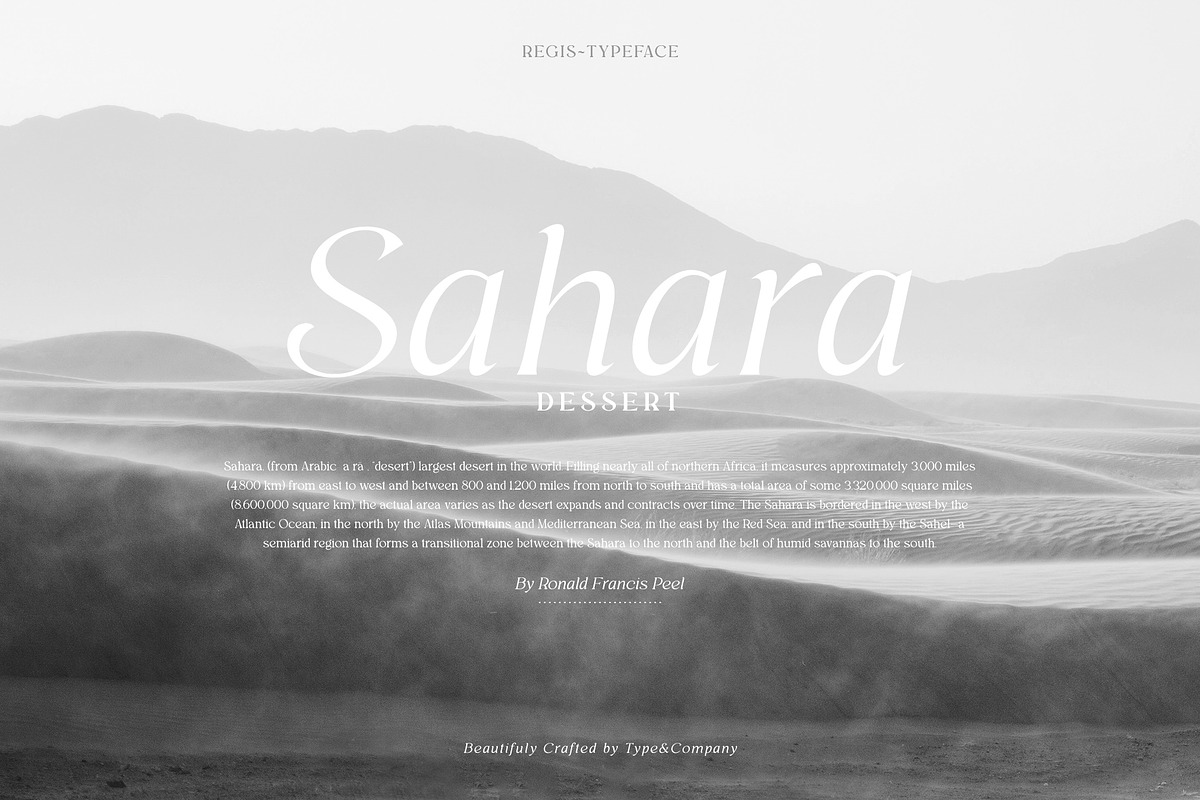 Regis | Elegant Serif Font Family, a Serif Font by Type and Co. (Photo 17 of 20)
