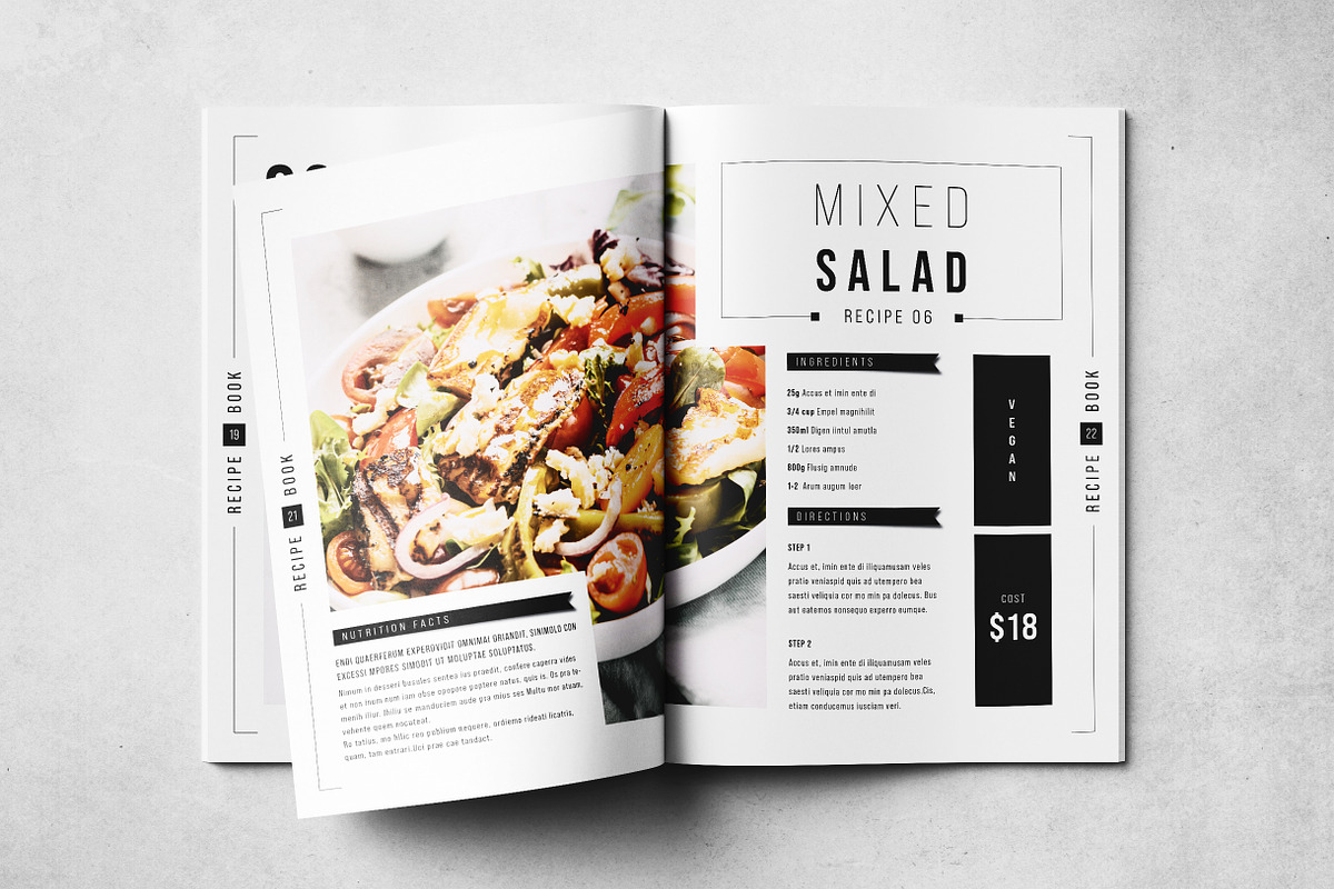 Recipe Book Layout