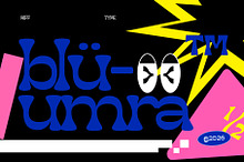 Bluumra - Playful Retro Pop Font