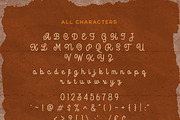 The Rouged - Display Script Font, a Script Font by Letterhend Studio (Thumbnail 9 of 10)