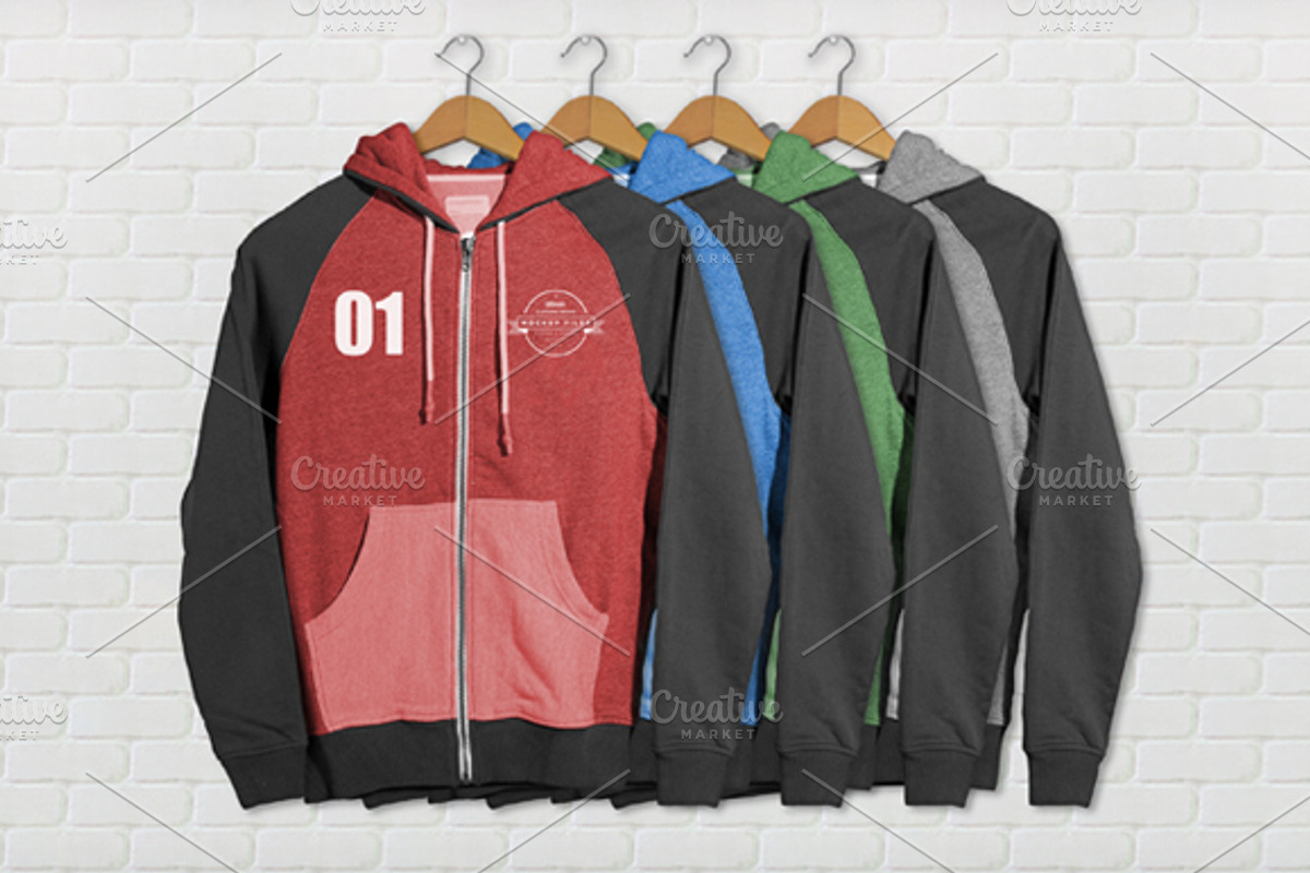 Triple Hoody Mockups, a Hoody Mockup by DanFreebairn (Photo 4 of 4)