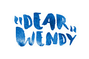 Wendy — Font, a Font by Noe Araujo (Thumbnail 1 of 3)