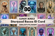 Starseed Races ID Card Clipart, a Card Template by LA Design (Thumbnail 1 of 10)