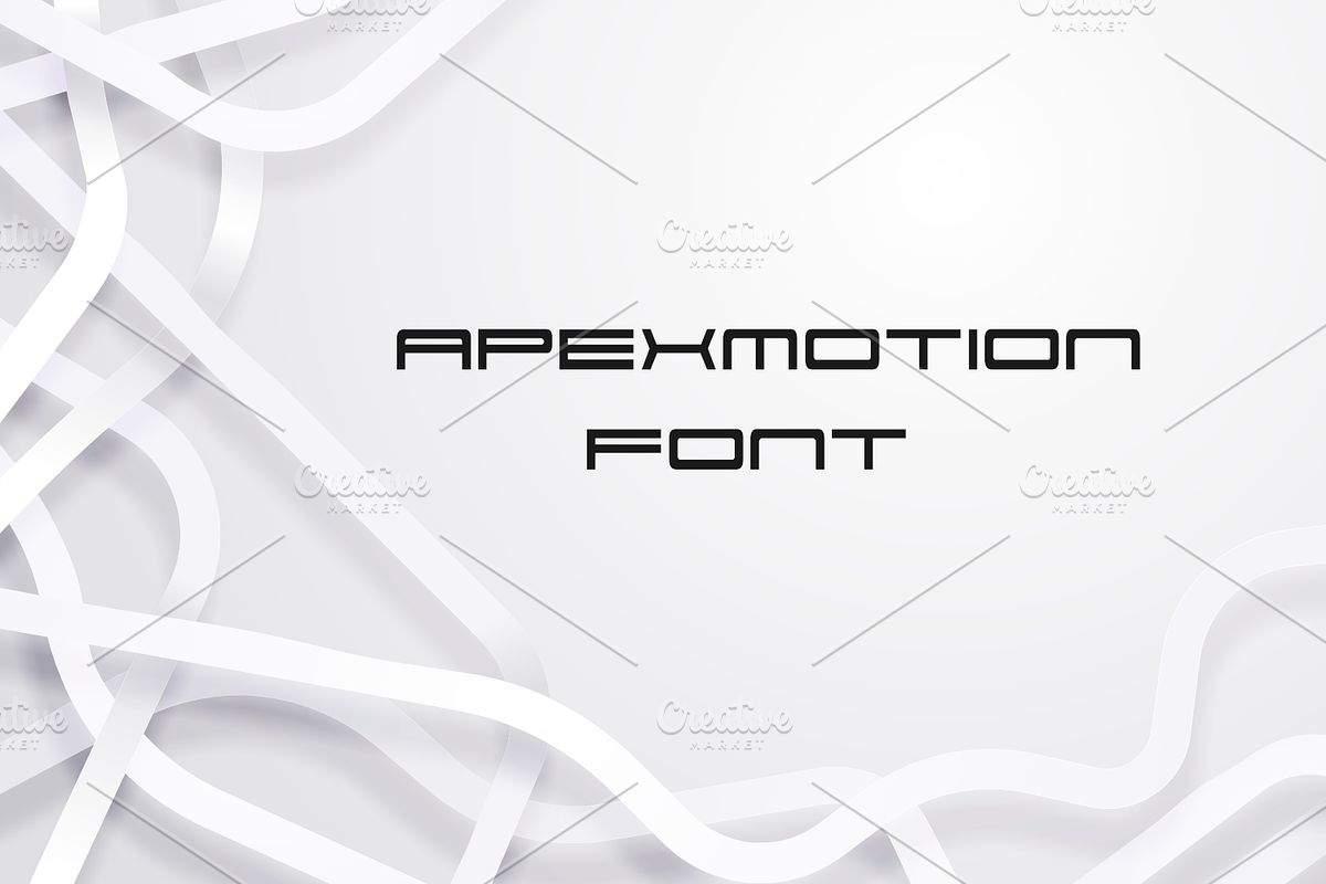 ApexMotion-Regular-057-25, a Font by canve (Photo 1 of 2)
