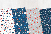 Winter Patterns Set, a Decorative Illustration by DikayaMiau (Thumbnail 2 of 10)