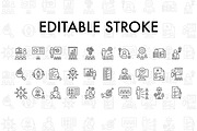 30 technology line icon, an Icon by khalwa.studio (Thumbnail 2 of 3)