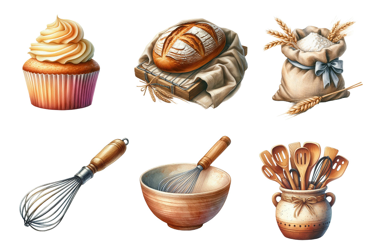 Neutral Baking Clipart, an Illustration by CreationArt (Photo 5 of 5)