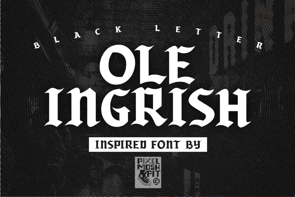 Ole Ingrish Font