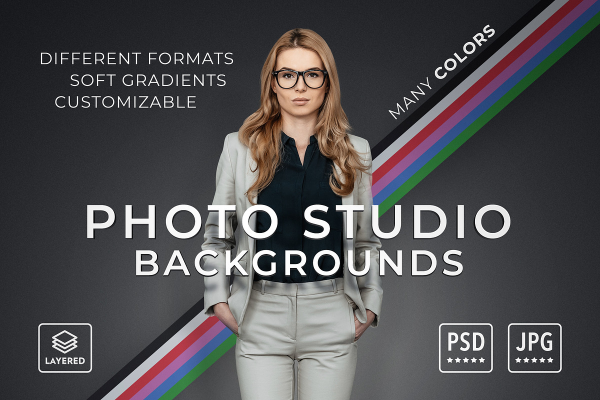 Clean Photo Studio Backgrounds, a Texture Graphic by FEINGOLD (Photo 1 of 10)