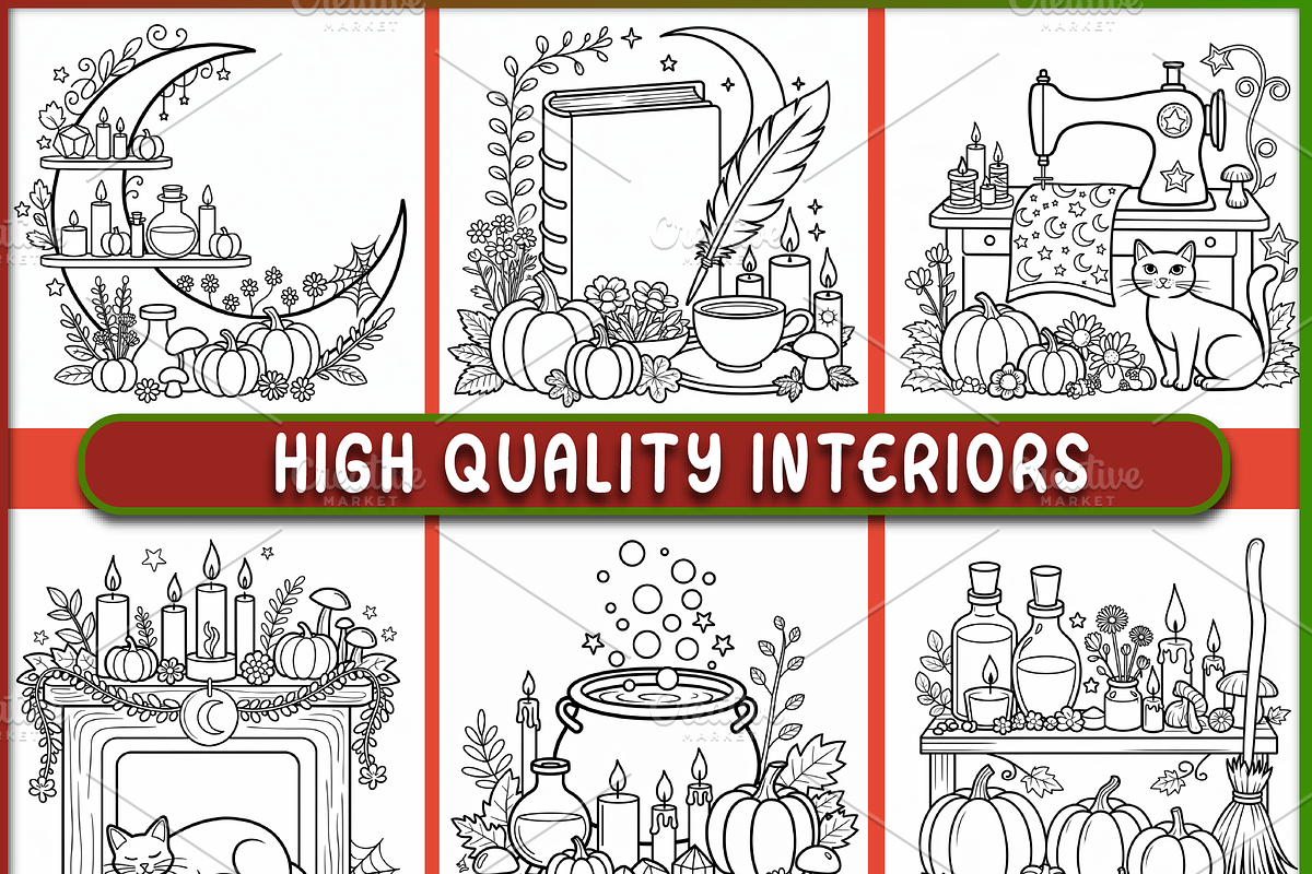 Witchy Cottagecore Aesthetic, a Seasonal Illustration by Ink Gallery (Photo 2 of 4)