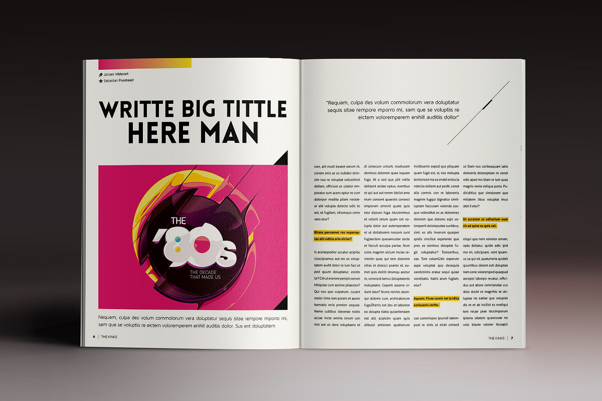 Design Magazine 4, a Magazine Template by Luuqas Design (Photo 4 of 15)