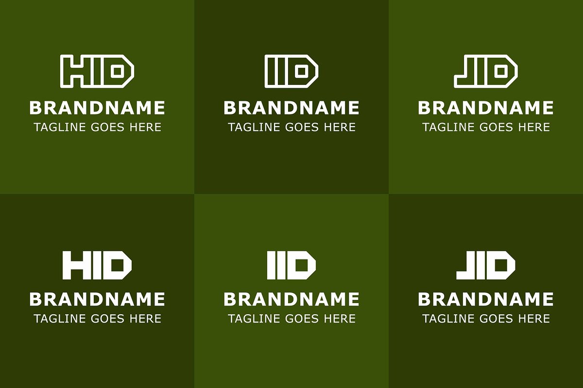 Letters HID IID JID Monogram Logo, a Branding & Logo Template by Pray Art Design Studio (Photo 2 of 2)