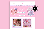 Wix Website Template - Pretty Things, a Wix Template by The Pixel Palace (Thumbnail 1 of 9)