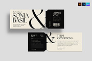 Wedding Ticket Template, an Invitation Template by BrandPacks (Thumbnail 1 of 6)