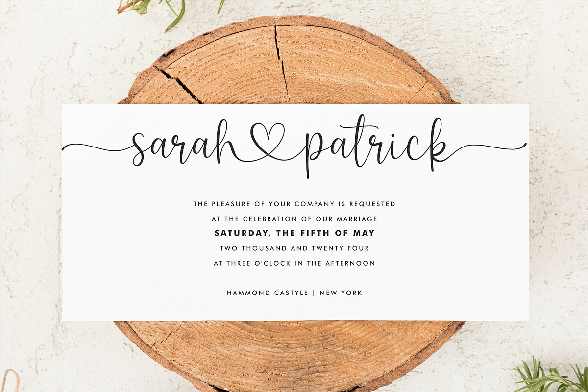 Gita Lian - Wedding Heart Font, a Script Font by Jimtype Studio (Photo 11 of 11)