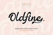 Oldfine - Elegant Handwritten Script, a Handwritten Font by roomspace (Thumbnail 1 of 13)