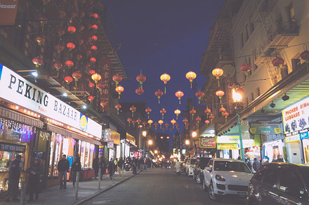 China town stock photograph