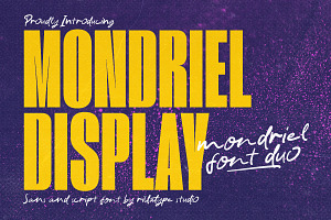 Mondriel Font Duo