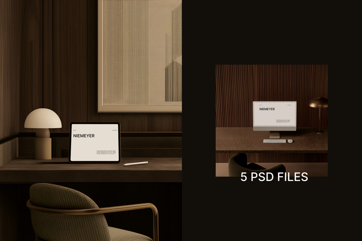 Niemeyer - Minimal Devices Mockups, a Device Mockup by Oasis Mockups (Photo 2 of 4)