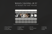 Social Media Content Calendar, a Marketing Template by Gilla Templates (Thumbnail 4 of 9)