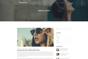 Neoesthetic - Creative Onepage