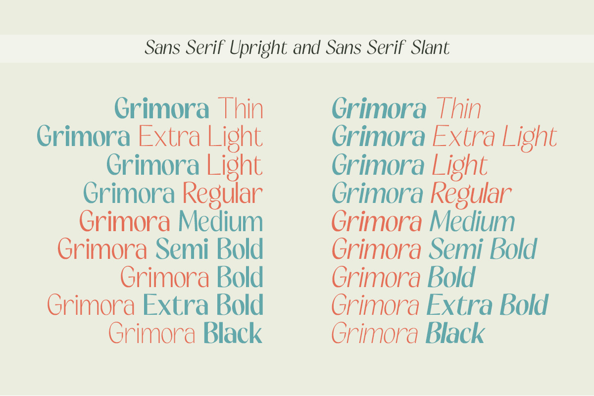 Grimora Neue, a Sans Serif Font by Black Studio (Photo 3 of 12)