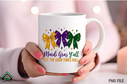 Mardi Gras Coquette Bow Png, an Illustration by Craft Nest (Thumbnail 3 of 4)