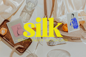 Silk Card and Invitation Mockups, a Product Mockup by Salt Color Studio