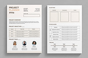 Project Planner Template, a Stationery Template by MightyDesign (Thumbnail 1 of 10)
