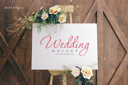 Wedding Board Mockup Bundle, a Print Template by Best Pixels™
