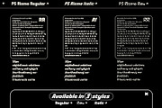 PS RISMO | Sans serif type, a Sans Serif Font by Posche Type (Thumbnail 3 of 12)