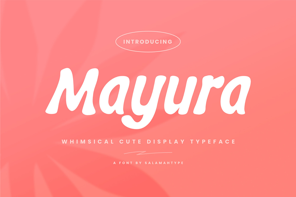 Mayura - Clean Cute Font, a Handwritten Font by Salamahtype (Photo 1 of 7)