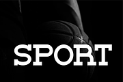 Sligba - Slab Sports Font, a Slab Serif Font by Iqsiart Studio (Thumbnail 2 of 11)