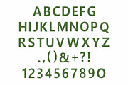 Avocado Greentea, a Sans Serif Font by Fourteen Letter (Thumbnail 5 of 6)