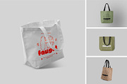 Realistic Tote Bag Mockup PSD, a Merchandise Mockup by MA-KING_ART (Thumbnail 1 of 5)