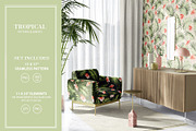 50% OFF! Tropical flowers & element, a Decorative Illustration by Kotkoa (Thumbnail 2 of 6)