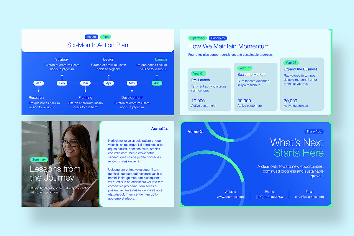 Timeline Infographic Presentation, a Presentation Template by BrandPacks (Photo 6 of 7)