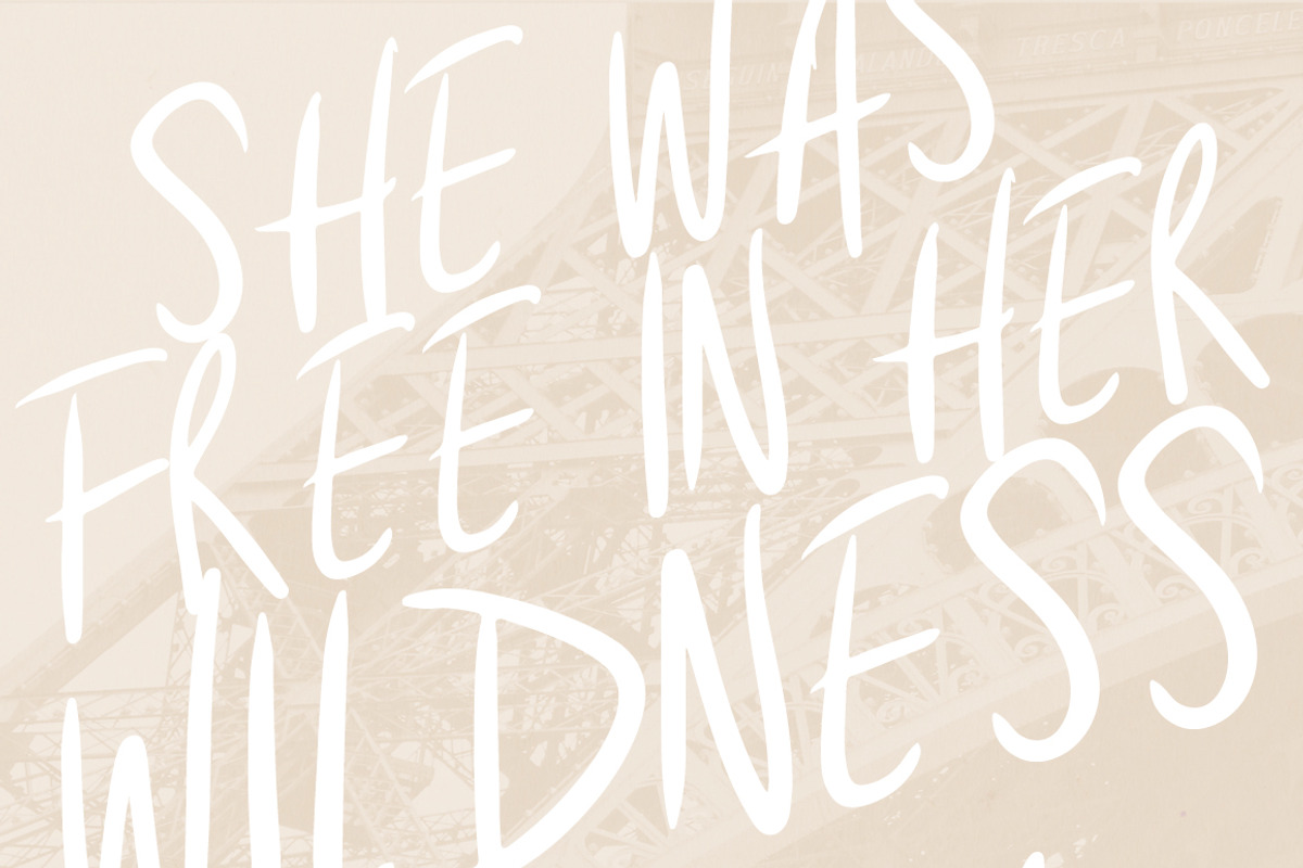 Paris | A Romantic Font preview 3