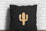 Cactus Gold Glitter Clip art, a Graphic by ConfettiBears (Thumbnail 3 of 5)