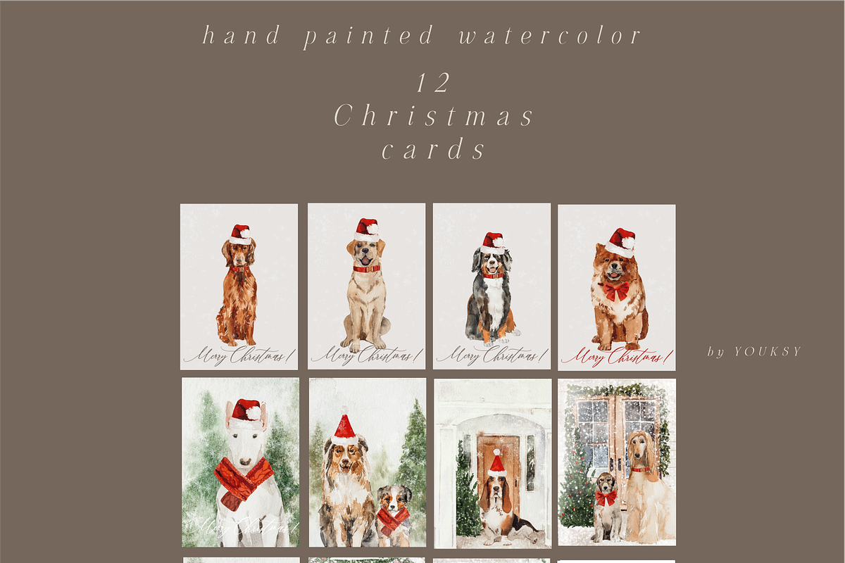 Dod Breeds - watercolor set, an Animal Illustration by Youksy (Photo 18 of 18)