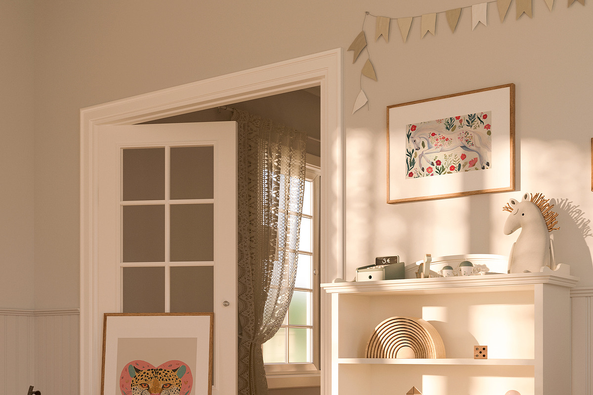Vintage Nursery Prints, a Background Graphic by Purple (Photo 6 of 9)