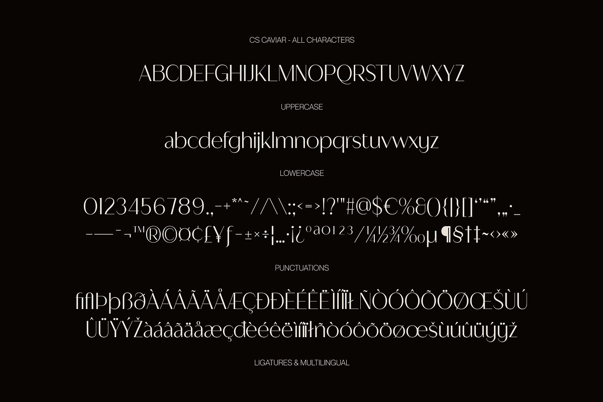 CS Caviar – Clean Sans Serif, a Sans Serif Font by Craft Supply Co. (Photo 8 of 8)