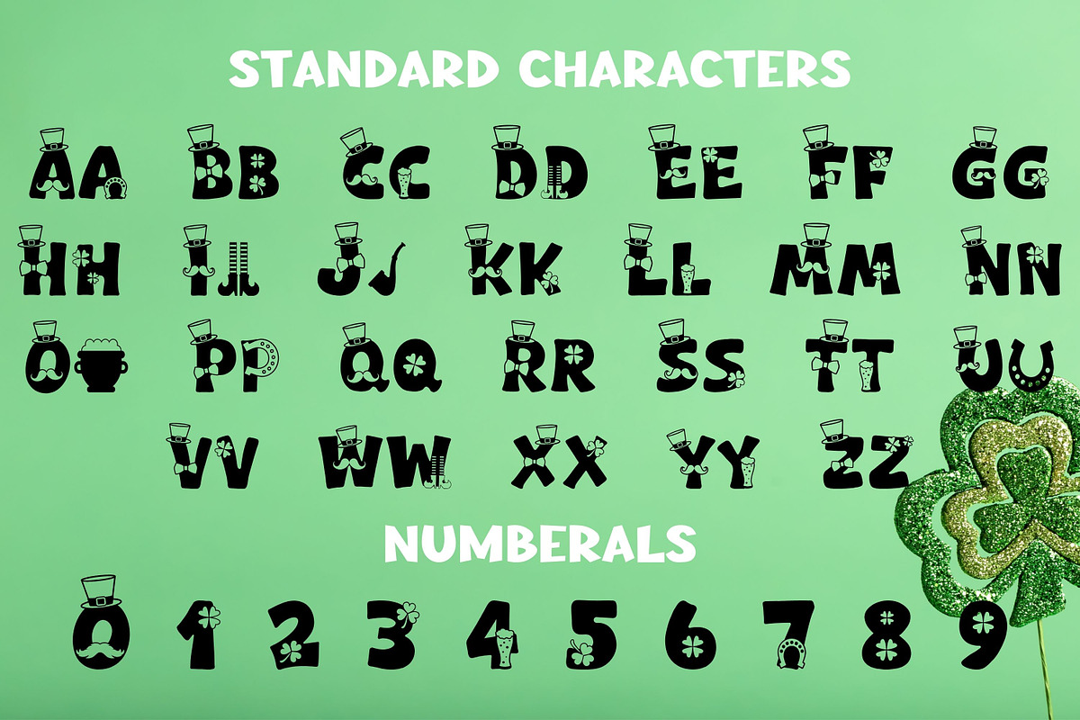 St. Patrick's Hat - Display Font, a Font by Adalin Shop (Photo 2 of 7)