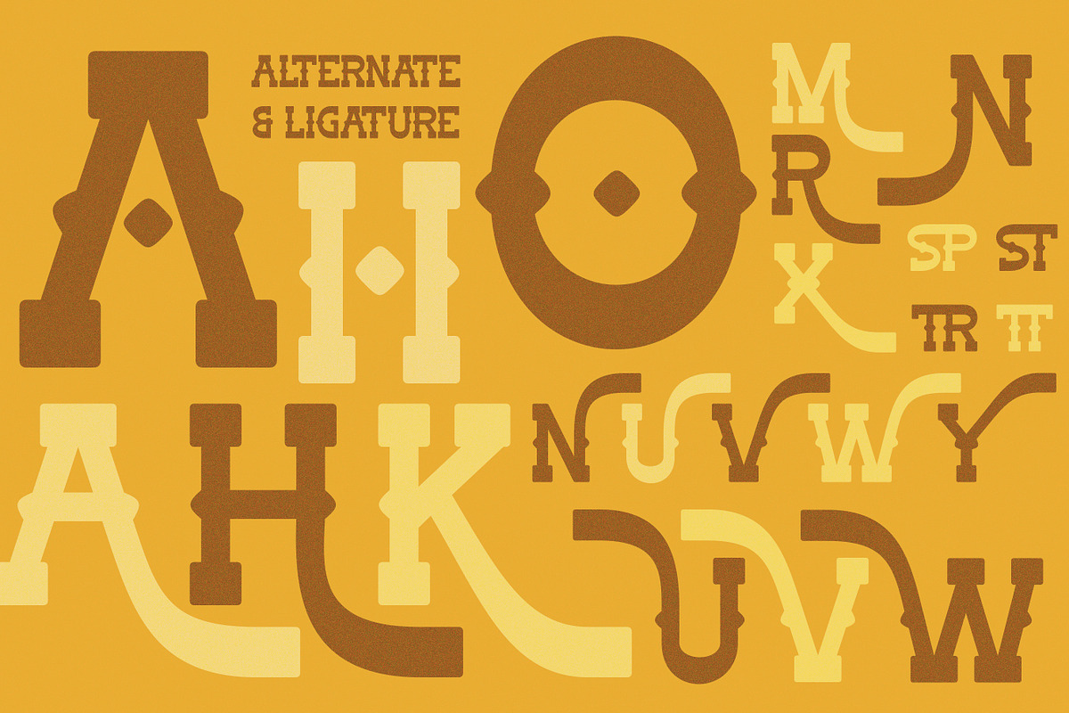 Outlaw Major - Slab Serif Font, a Serif Font by Flawless And Co (Photo 8 of 10)