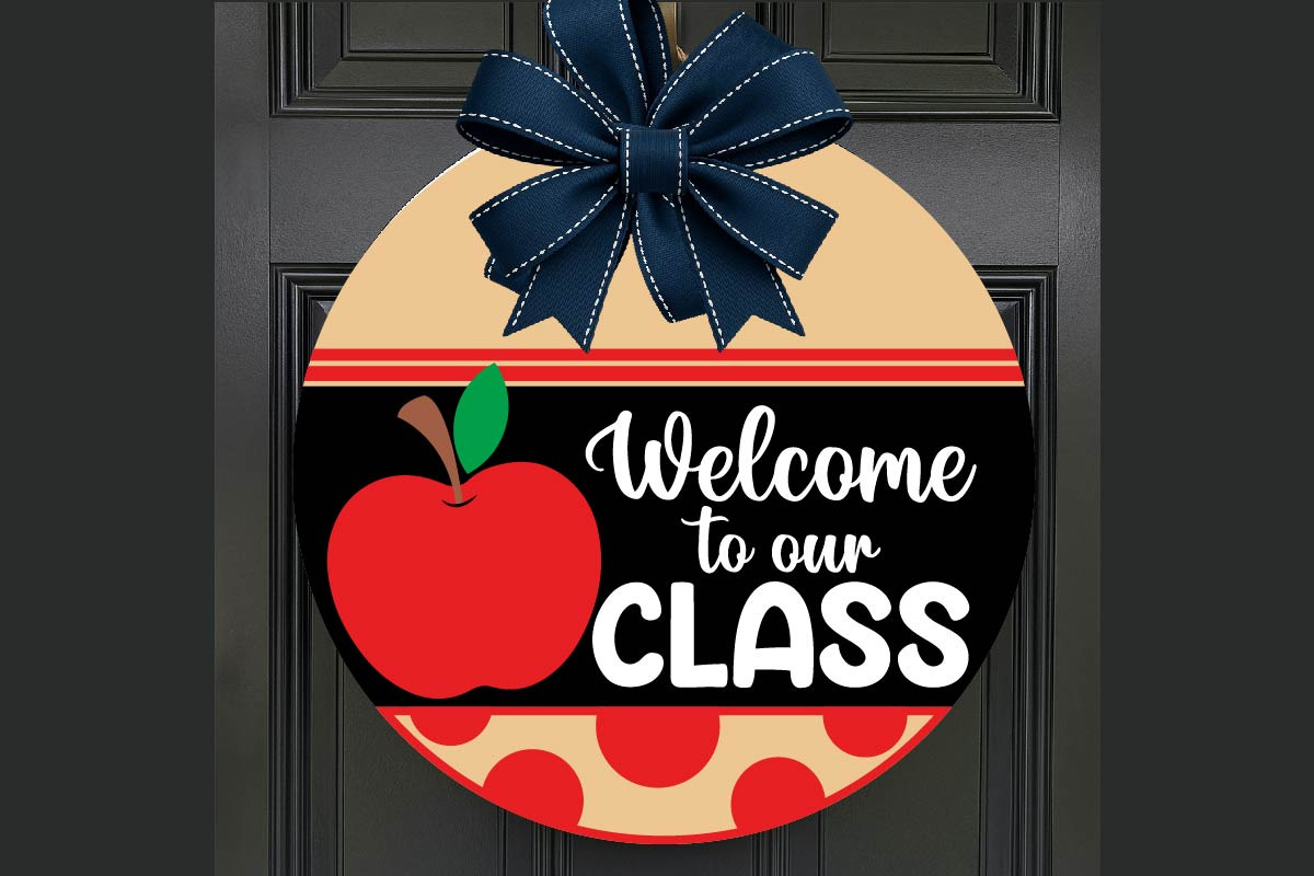 Teacher Classroom Welcome Sign SVG, an Object Graphic by EllaMaiyaali (Photo 4 of 4)